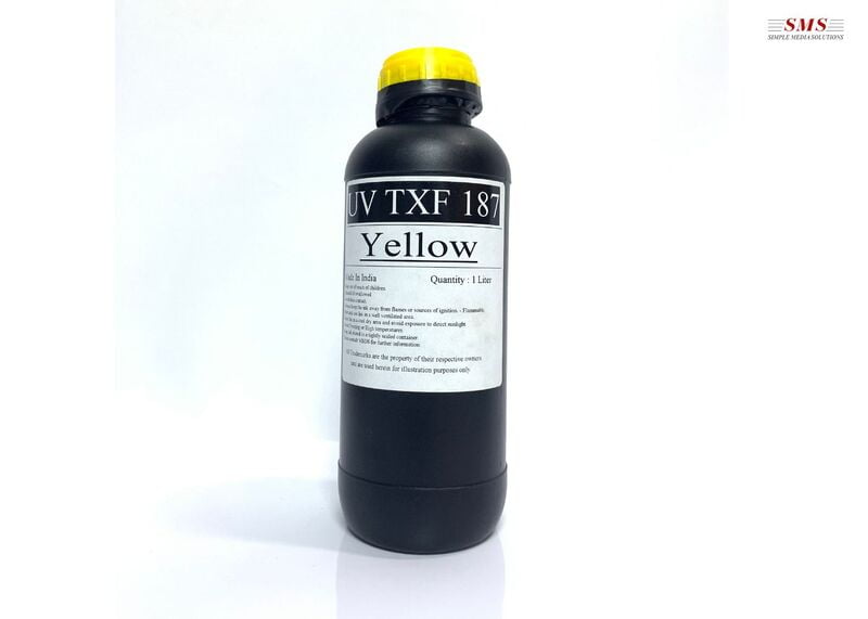 ChromoJet UV Ink Yellow Richo Heads 1Ltr ChromoJet UV Ink Yellow Richo Heads 1Ltr