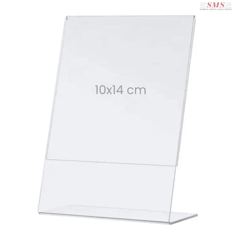 Counter Stand 10x14 cm | Acrylic Table Stand Counter Stand 10x14 cm | Acrylic Table Stand