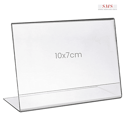 Counter Stand 10x7cm | ACRYLIC TABLE STAND Counter Stand 10x7cm | ACRYLIC TABLE STAND