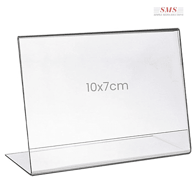 Counter Stand 10x7cm | ACRYLIC TABLE STAND