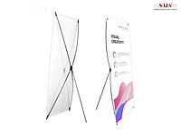 Display Stand X Banner Single Bag Black .60Mx1.60M Display Stand X Banner Single Bag Black .60Mx1.60M