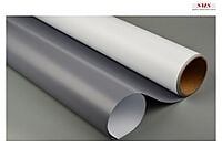 Grey Back Matte Solvent Vinyl Clear Permanent Hi-Tack yellowish White  PVC 100/140 1.27Mx50M-2Year Warranty