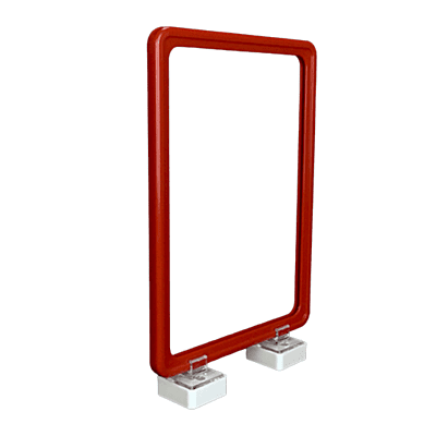 A4 Red Plastic Frame Only - Red Color