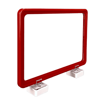 A4 Red Plastic Frame Only - Red Color