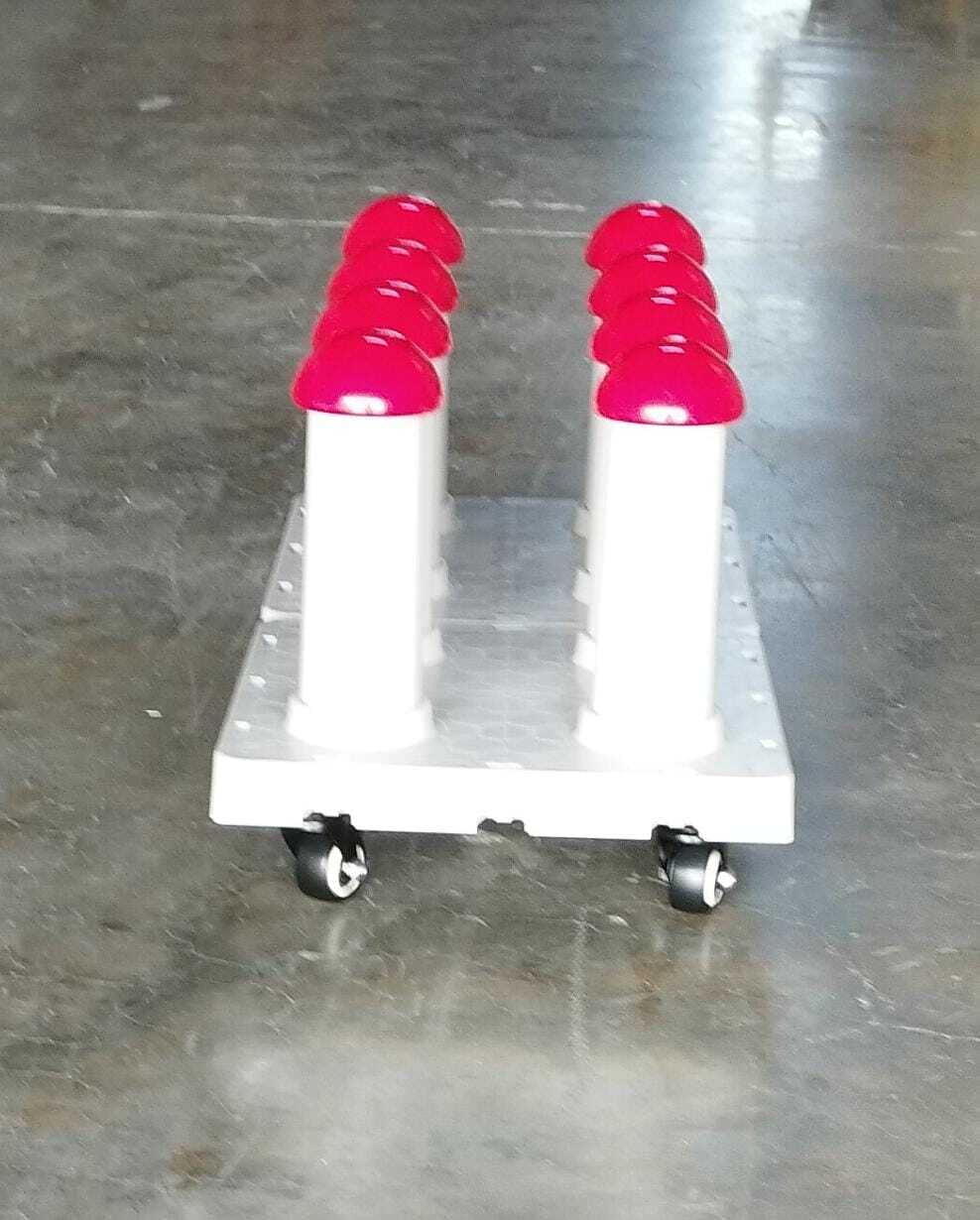 Mobile Vinyl Rack Stand L56cmxW56cm