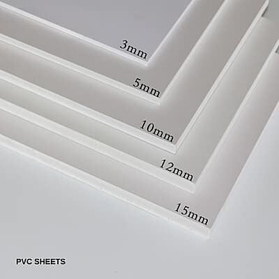 PVC Sheets (Forex) White Based 3mm 4' x 8'