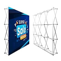 Fabric Pop Up Stand With Soft Case 3 x 3-225/225/30/30