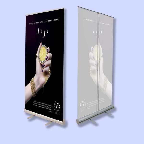 Rollup media printing with stand (single side printing) - Size - 85x200 Rollup media printing with stand (single side printing) - Size - 85x200